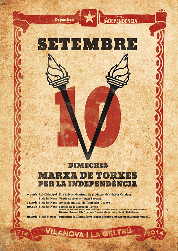 Marxa de Torxes 2014 Vilanova i la Geltrú